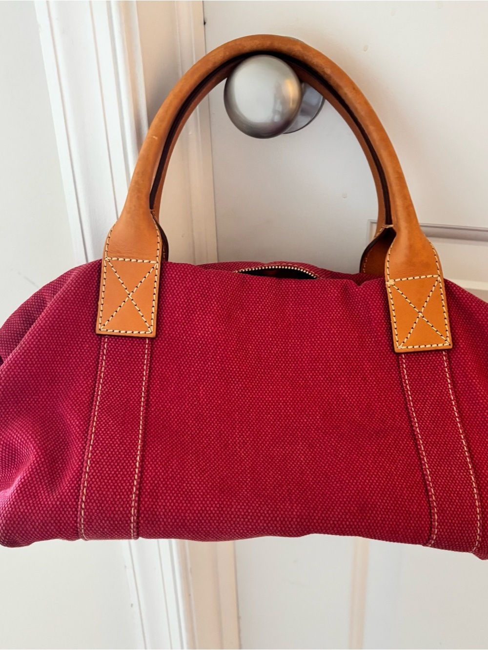 Dooney & Bourke Canvas Satchel - Picture 5 of 9